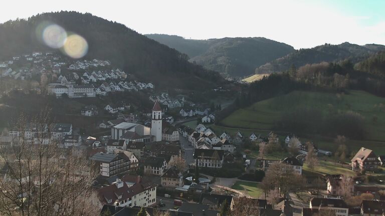 Dieses Bild zeigt eine Webcam-Aufnahme von Ottenhöfen, aufgenommen am Donnerstag, den 26.02.2026 um 08:50 Uhr