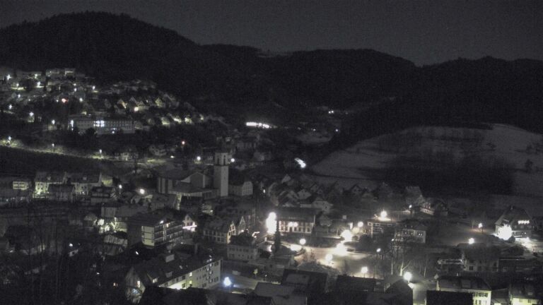 Dieses Bild zeigt eine Webcam-Aufnahme von Ottenhöfen, aufgenommen am Mittwoch, den 31.12.2025 um 02:30 Uhr