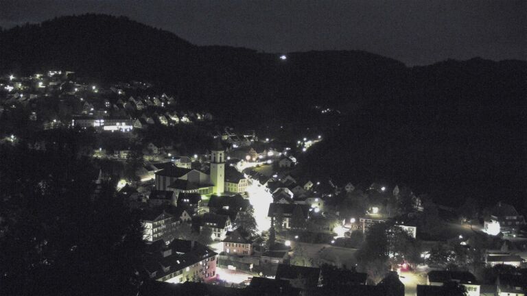Dieses Bild zeigt eine Webcam-Aufnahme von Ottenhöfen, aufgenommen am Montag, den 12.10.2026 um 06:40 Uhr