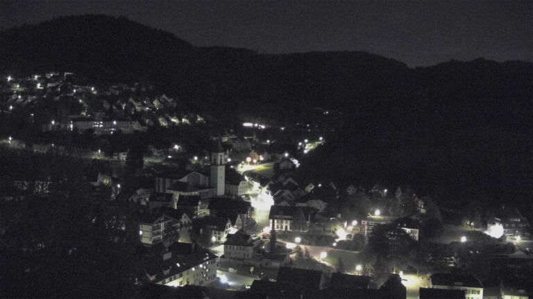 Dieses Bild zeigt eine Webcam-Aufnahme von Ottenhöfen, aufgenommen am Montag, den 27.04.2026 um 02:00 Uhr