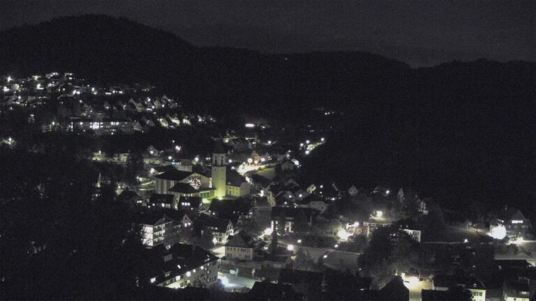 Dieses Bild zeigt eine Webcam-Aufnahme von Ottenhöfen, aufgenommen am Mittwoch, den 09.09.2026 um 21:00 Uhr