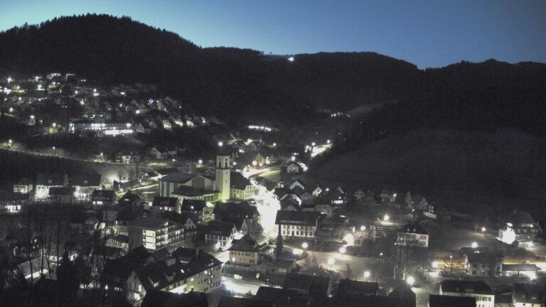 Dieses Bild zeigt eine Webcam-Aufnahme von Ottenhöfen, aufgenommen am Freitag, den 30.01.2026 um 07:00 Uhr