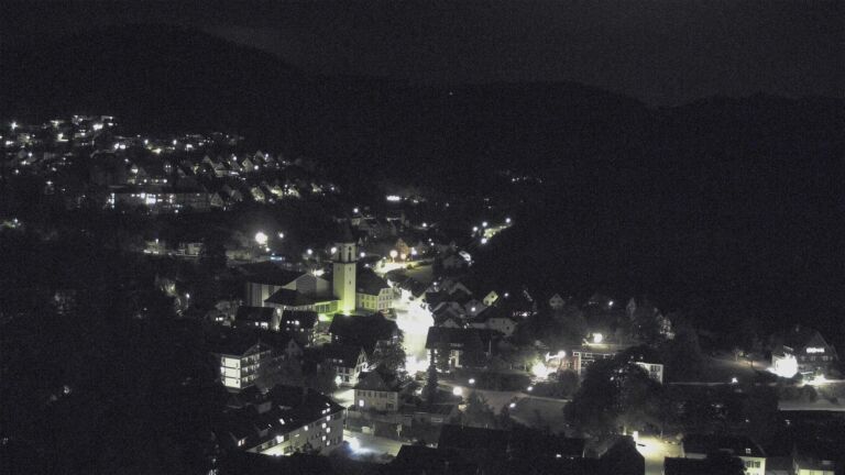 Dieses Bild zeigt eine Webcam-Aufnahme von Ottenhöfen, aufgenommen am Dienstag, den 08.09.2026 um 22:00 Uhr