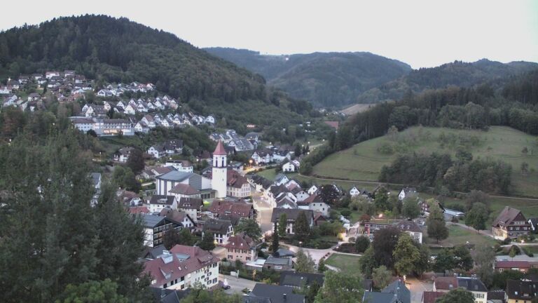 Dieses Bild zeigt eine Webcam-Aufnahme von Ottenhöfen, aufgenommen am Montag, den 21.09.2026 um 06:50 Uhr