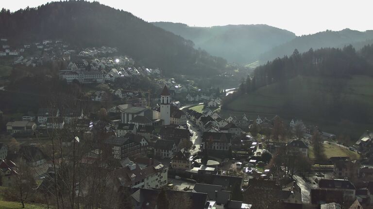 Dieses Bild zeigt eine Webcam-Aufnahme von Ottenhöfen, aufgenommen am Freitag, den 12.12.2025 um 11:40 Uhr