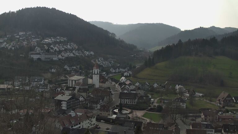 Dieses Bild zeigt eine Webcam-Aufnahme von Ottenhöfen, aufgenommen am Montag, den 09.03.2026 um 09:40 Uhr