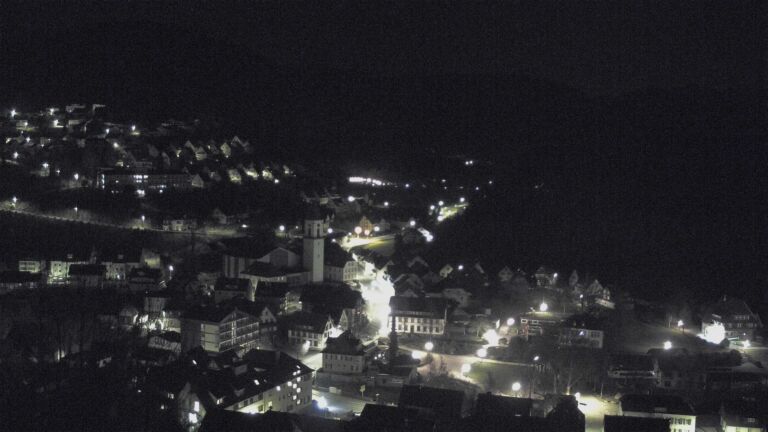 Dieses Bild zeigt eine Webcam-Aufnahme von Ottenhöfen, aufgenommen am Montag, den 23.03.2026 um 02:30 Uhr