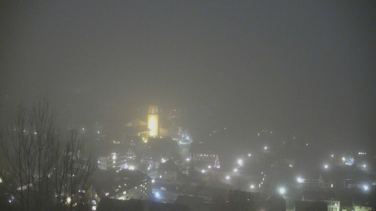 Dieses Bild zeigt eine Webcam-Aufnahme von Ottenhöfen, aufgenommen am Montag, den 29.12.2025 um 19:00 Uhr