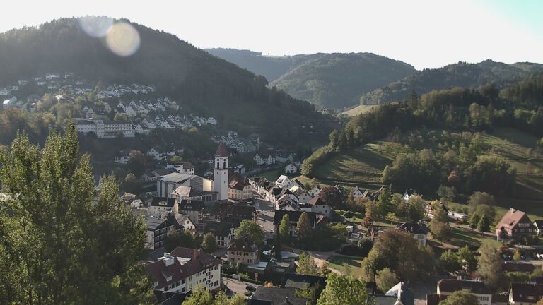 Dieses Bild zeigt eine Webcam-Aufnahme von Ottenhöfen, aufgenommen am Dienstag, den 06.10.2026 um 09:50 Uhr