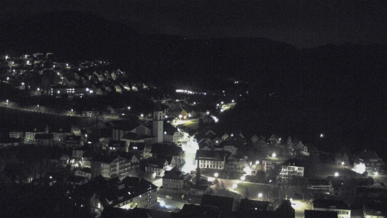 Dieses Bild zeigt eine Webcam-Aufnahme von Ottenhöfen, aufgenommen am Montag, den 06.04.2026 um 00:30 Uhr