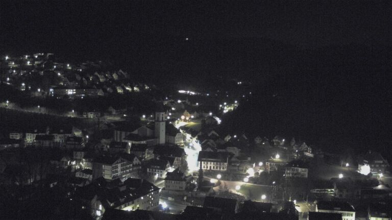 Dieses Bild zeigt eine Webcam-Aufnahme von Ottenhöfen, aufgenommen am Samstag, den 14.03.2026 um 01:30 Uhr