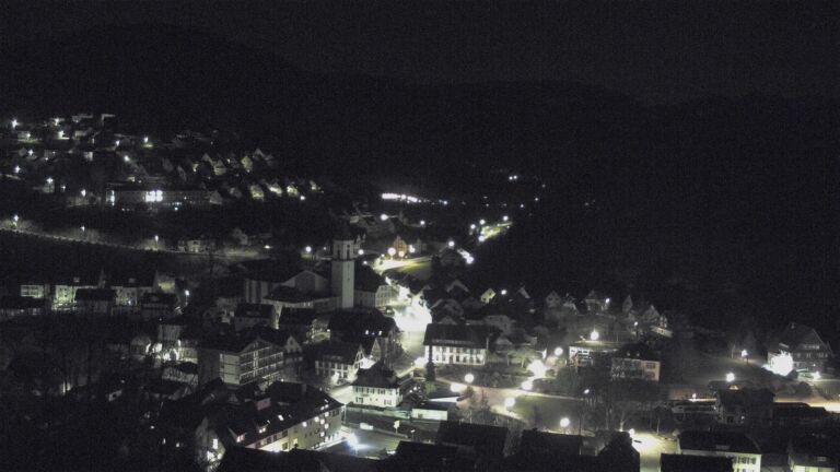 Dieses Bild zeigt eine Webcam-Aufnahme von Ottenhöfen, aufgenommen am Dienstag, den 24.03.2026 um 03:00 Uhr