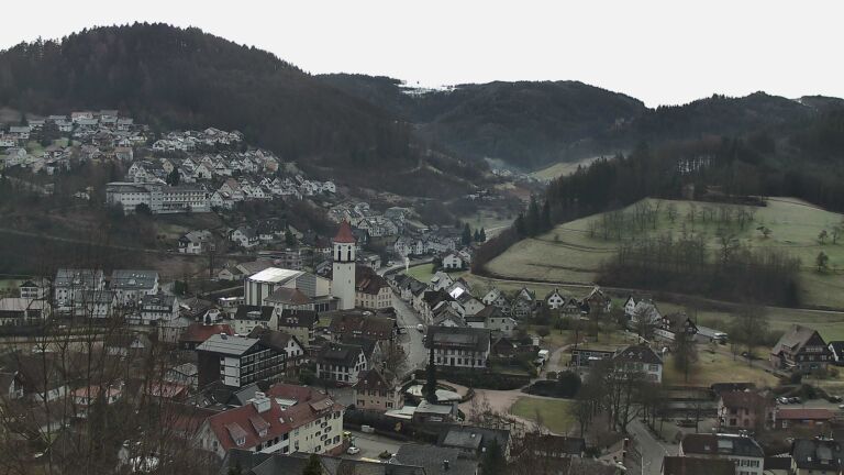 Dieses Bild zeigt eine Webcam-Aufnahme von Ottenhöfen, aufgenommen am Freitag, den 30.01.2026 um 10:30 Uhr