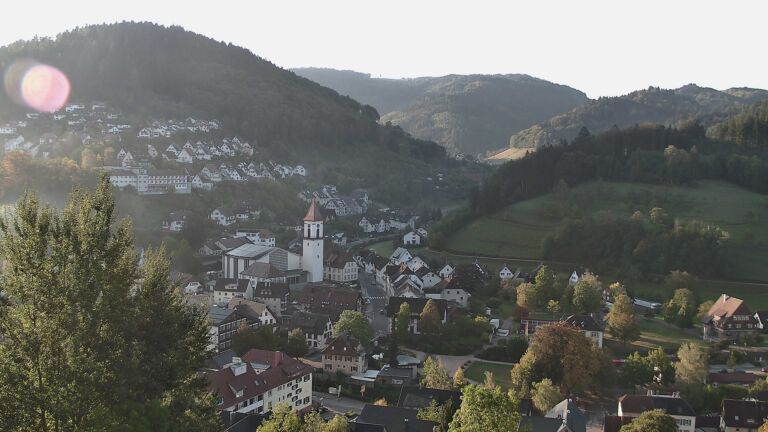 Dieses Bild zeigt eine Webcam-Aufnahme von Ottenhöfen, aufgenommen am Montag, den 05.10.2026 um 08:50 Uhr