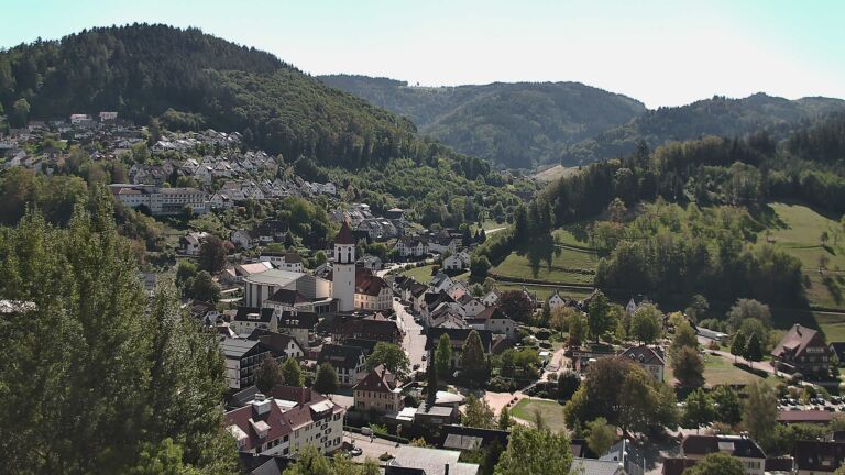 Dieses Bild zeigt eine Webcam-Aufnahme von Ottenhöfen, aufgenommen am Samstag, den 26.09.2026 um 12:40 Uhr
