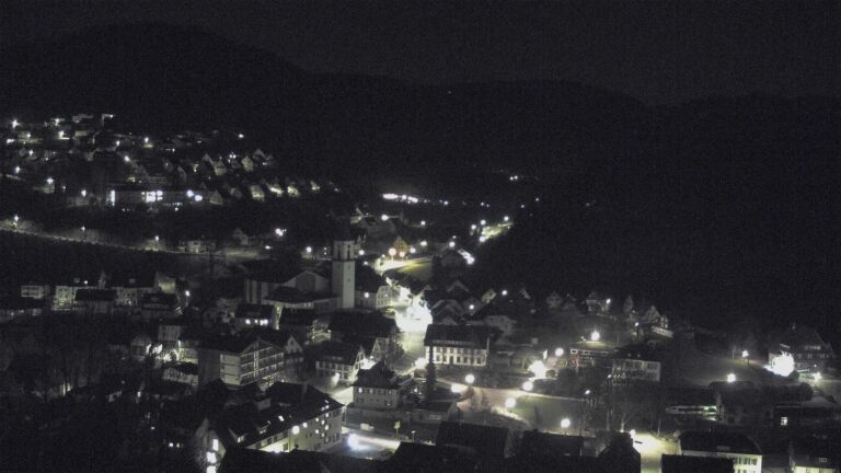 Dieses Bild zeigt eine Webcam-Aufnahme von Ottenhöfen, aufgenommen am Sonntag, den 15.03.2026 um 23:30 Uhr