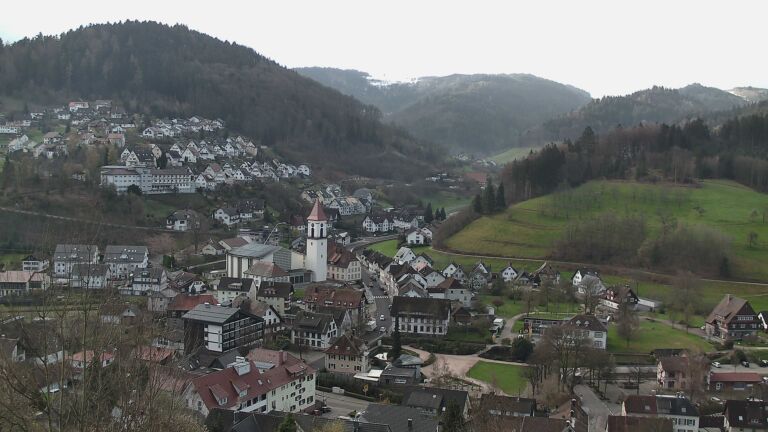 Dieses Bild zeigt eine Webcam-Aufnahme von Ottenhöfen, aufgenommen am Mittwoch, den 01.04.2026 um 08:50 Uhr