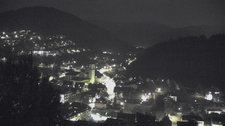 Dieses Bild zeigt eine Webcam-Aufnahme von Ottenhöfen, aufgenommen am Dienstag, den 20.10.2026 um 20:20 Uhr