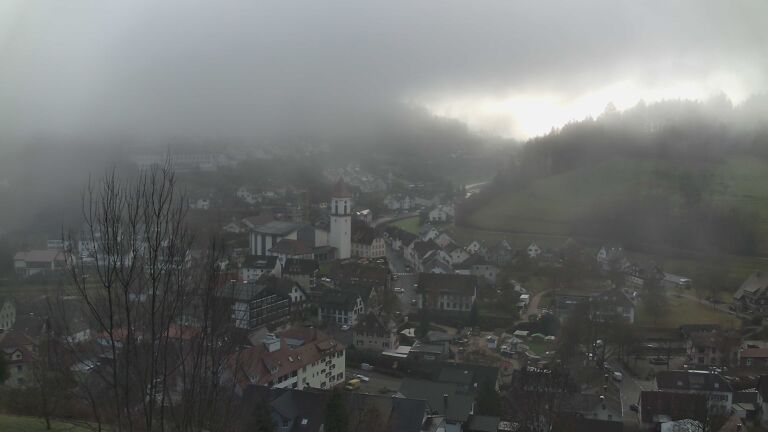 Dieses Bild zeigt eine Webcam-Aufnahme von Ottenhöfen, aufgenommen am Samstag, den 13.12.2025 um 10:30 Uhr