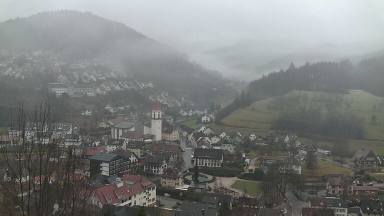 Dieses Bild zeigt eine Webcam-Aufnahme von Ottenhöfen, aufgenommen am Donnerstag, den 29.01.2026 um 10:10 Uhr