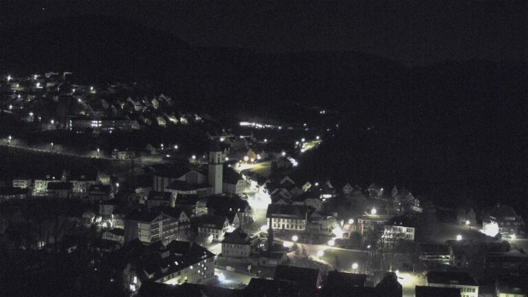 Dieses Bild zeigt eine Webcam-Aufnahme von Ottenhöfen, aufgenommen am Mittwoch, den 08.04.2026 um 01:30 Uhr