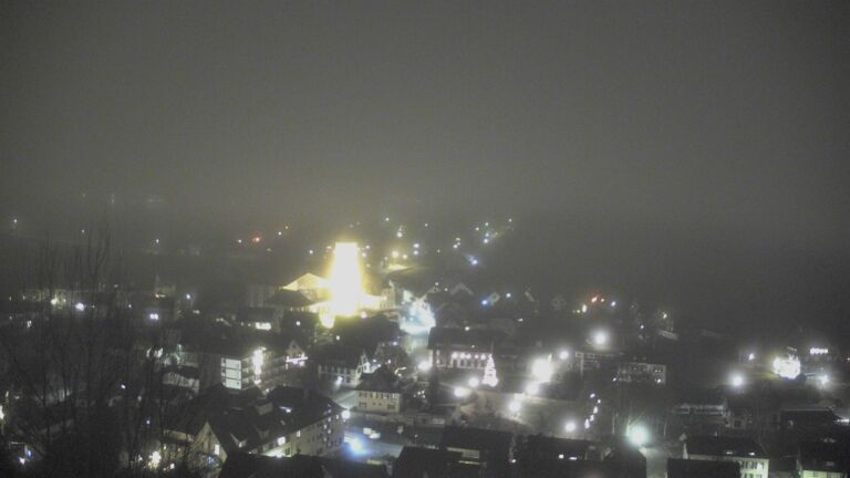 Dieses Bild zeigt eine Webcam-Aufnahme von Ottenhöfen, aufgenommen am Sonntag, den 21.12.2025 um 21:30 Uhr