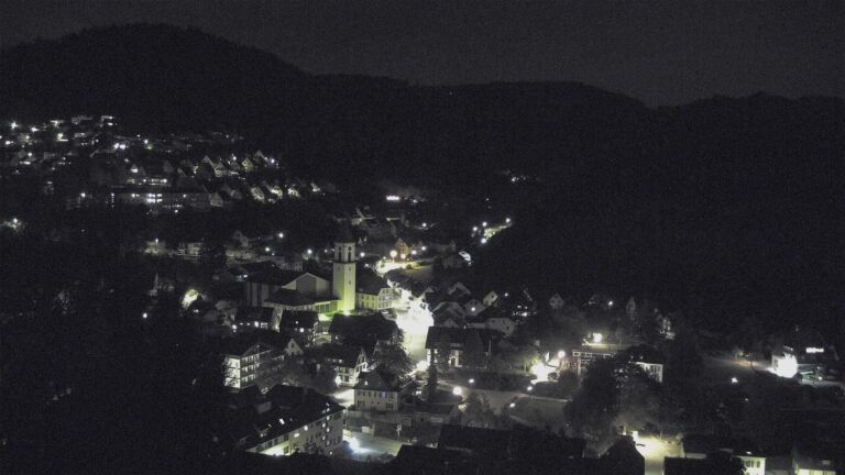 Dieses Bild zeigt eine Webcam-Aufnahme von Ottenhöfen, aufgenommen am Mittwoch, den 30.09.2026 um 22:30 Uhr