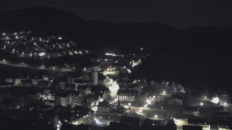 Dieses Bild zeigt eine Webcam-Aufnahme von Ottenhöfen, aufgenommen am Mittwoch, den 25.03.2026 um 00:30 Uhr