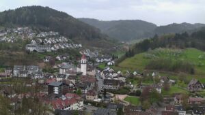 Dieses Bild zeigt eine Webcam-Aufnahme von Ottenhöfen, aufgenommen am Samstag, den 11.04.2026 um 19:30 Uhr