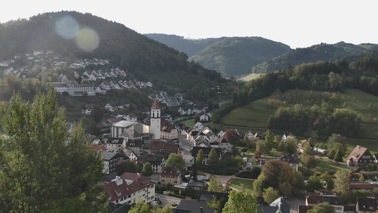 Dieses Bild zeigt eine Webcam-Aufnahme von Ottenhöfen, aufgenommen am Donnerstag, den 15.10.2026 um 09:40 Uhr