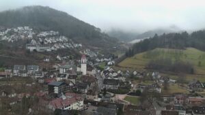 Dieses Bild zeigt eine Webcam-Aufnahme von Ottenhöfen, aufgenommen am Sonntag, den 15.02.2026 um 08:00 Uhr