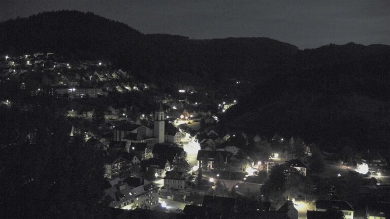 Dieses Bild zeigt eine Webcam-Aufnahme von Ottenhöfen, aufgenommen am Freitag, den 25.09.2026 um 02:00 Uhr