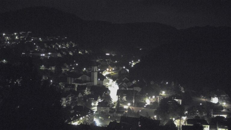 Dieses Bild zeigt eine Webcam-Aufnahme von Ottenhöfen, aufgenommen am Mittwoch, den 01.07.2026 um 00:00 Uhr