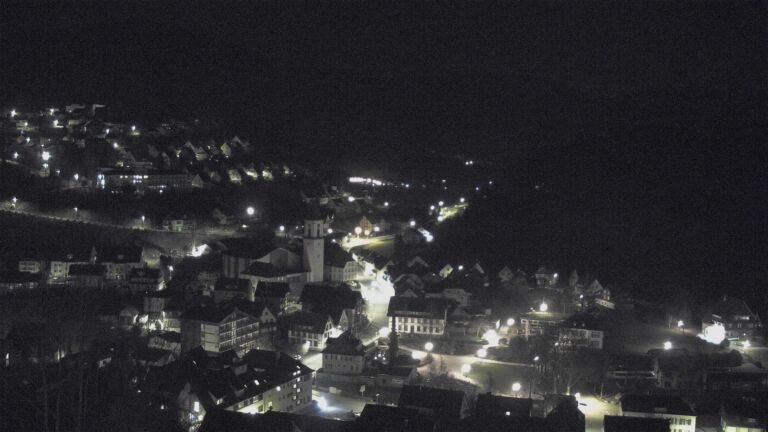 Dieses Bild zeigt eine Webcam-Aufnahme von Ottenhöfen, aufgenommen am Donnerstag, den 19.03.2026 um 02:00 Uhr