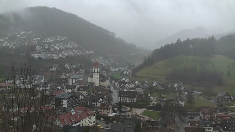 Dieses Bild zeigt eine Webcam-Aufnahme von Ottenhöfen, aufgenommen am Dienstag, den 24.02.2026 um 11:00 Uhr