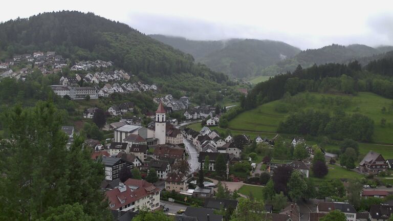 Dieses Bild zeigt eine Webcam-Aufnahme von Ottenhöfen, aufgenommen am Montag, den 11.05.2026 um 11:50 Uhr