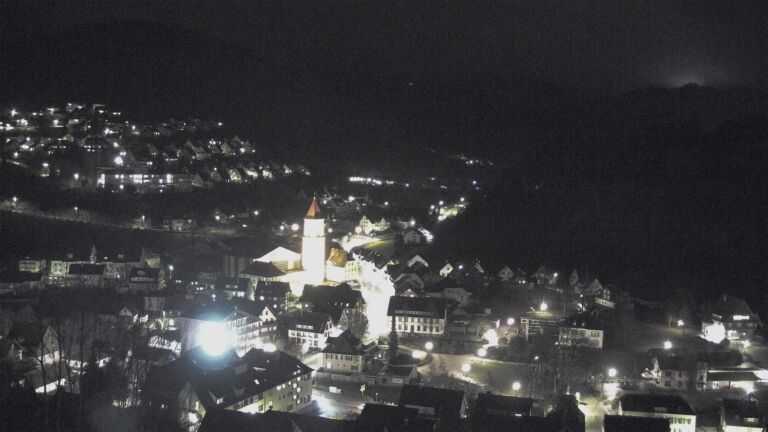Dieses Bild zeigt eine Webcam-Aufnahme von Ottenhöfen, aufgenommen am Freitag, den 20.02.2026 um 20:40 Uhr