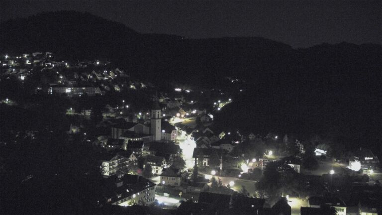 Dieses Bild zeigt eine Webcam-Aufnahme von Ottenhöfen, aufgenommen am Freitag, den 22.05.2026 um 23:00 Uhr