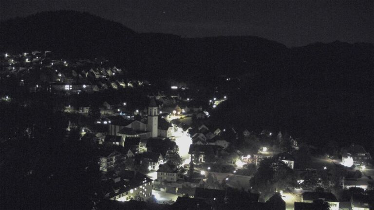 Dieses Bild zeigt eine Webcam-Aufnahme von Ottenhöfen, aufgenommen am Donnerstag, den 03.09.2026 um 00:00 Uhr
