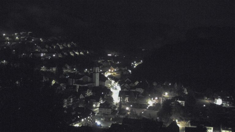 Dieses Bild zeigt eine Webcam-Aufnahme von Ottenhöfen, aufgenommen am Freitag, den 02.10.2026 um 03:00 Uhr