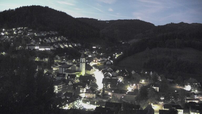 Dieses Bild zeigt eine Webcam-Aufnahme von Ottenhöfen, aufgenommen am Freitag, den 25.09.2026 um 06:30 Uhr