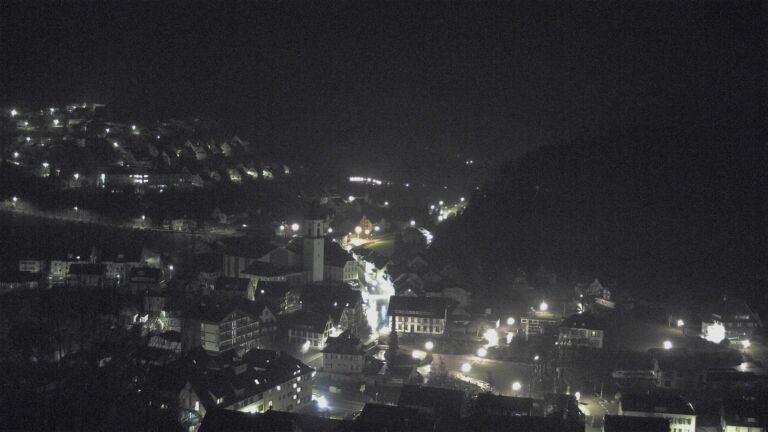 Dieses Bild zeigt eine Webcam-Aufnahme von Ottenhöfen, aufgenommen am Samstag, den 21.02.2026 um 02:30 Uhr