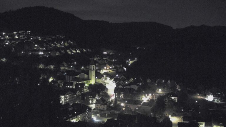 Dieses Bild zeigt eine Webcam-Aufnahme von Ottenhöfen, aufgenommen am Dienstag, den 29.09.2026 um 22:30 Uhr