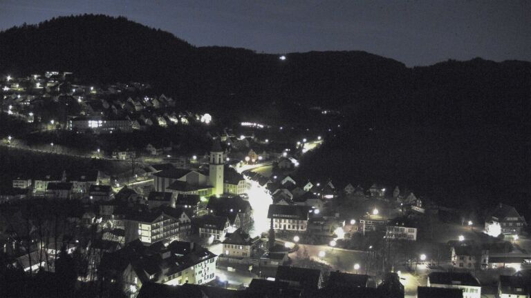 Dieses Bild zeigt eine Webcam-Aufnahme von Ottenhöfen, aufgenommen am Donnerstag, den 26.02.2026 um 06:10 Uhr