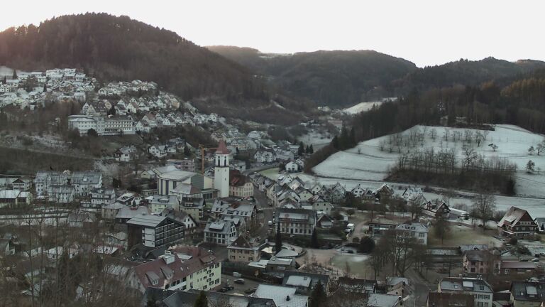 Dieses Bild zeigt eine Webcam-Aufnahme von Ottenhöfen, aufgenommen am Mittwoch, den 31.12.2025 um 09:00 Uhr