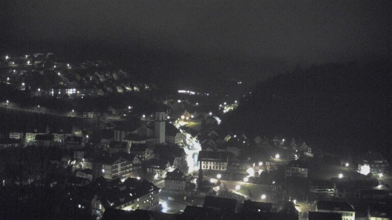 Dieses Bild zeigt eine Webcam-Aufnahme von Ottenhöfen, aufgenommen am Donnerstag, den 26.03.2026 um 01:00 Uhr