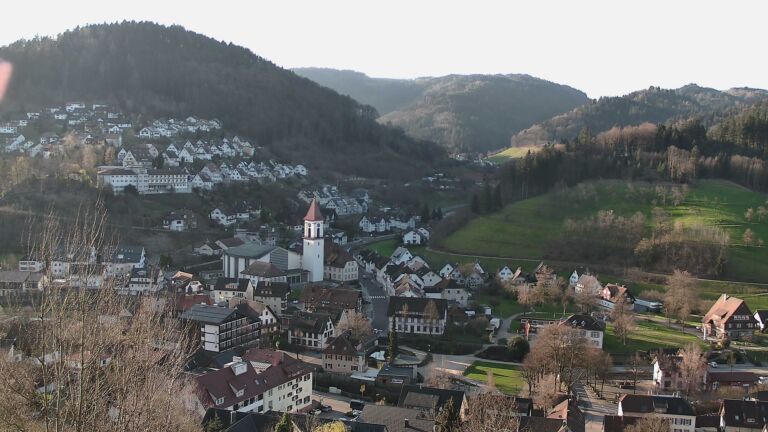 Dieses Bild zeigt eine Webcam-Aufnahme von Ottenhöfen, aufgenommen am Mittwoch, den 18.03.2026 um 07:50 Uhr