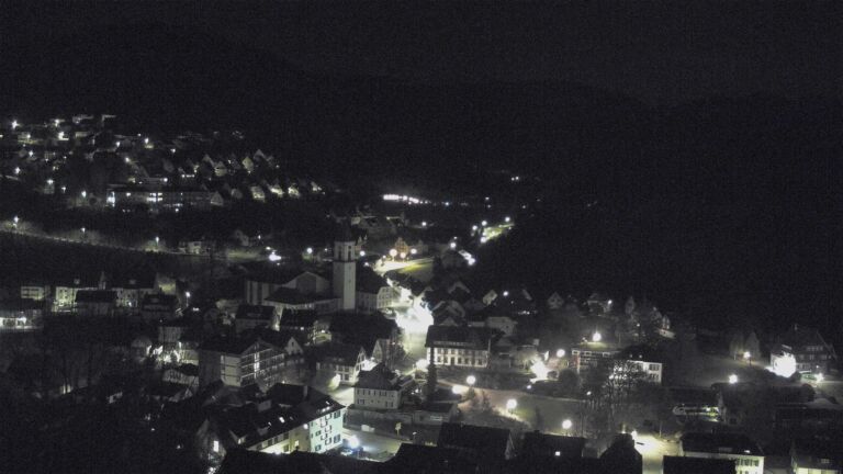Dieses Bild zeigt eine Webcam-Aufnahme von Ottenhöfen, aufgenommen am Samstag, den 11.04.2026 um 00:30 Uhr