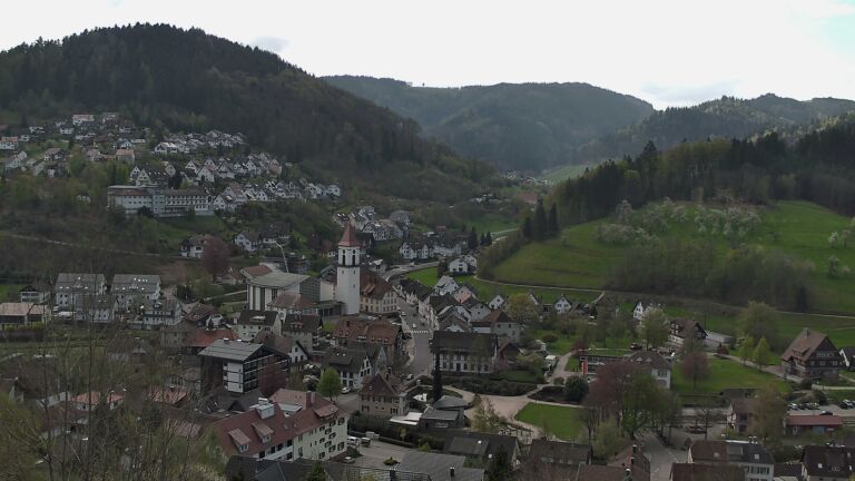 Dieses Bild zeigt eine Webcam-Aufnahme von Ottenhöfen, aufgenommen am Mittwoch, den 15.04.2026 um 11:10 Uhr