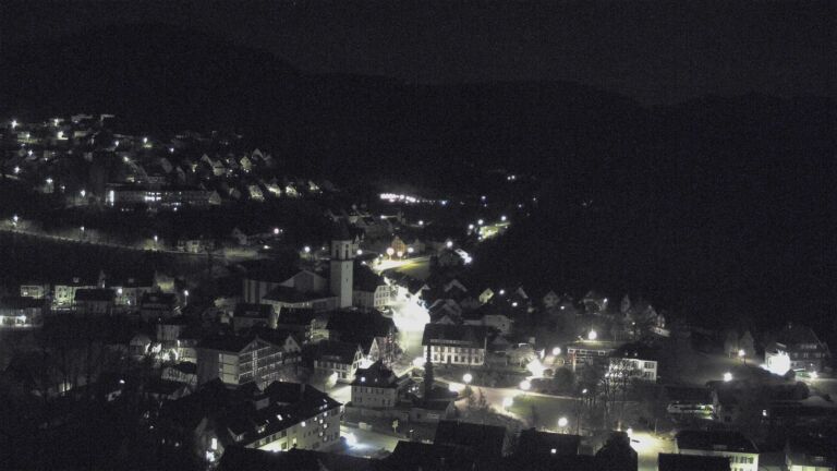 Dieses Bild zeigt eine Webcam-Aufnahme von Ottenhöfen, aufgenommen am Donnerstag, den 09.04.2026 um 00:30 Uhr